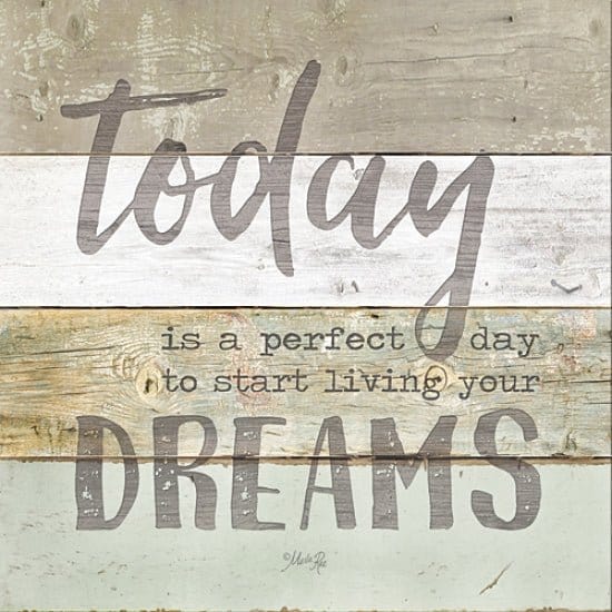 Live Your Dreams By Marla Rae Art Print - 12 X 12-Penny Lane Publishing-The Village Merchant