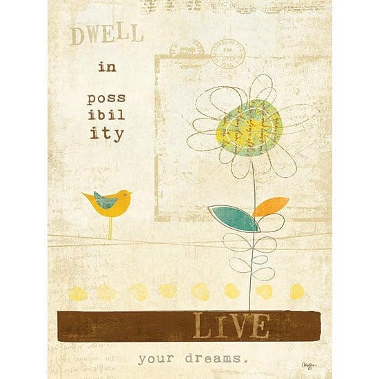 Live Your Dreams By Mollie B Right Art Print - 18 X 24-Penny Lane Publishing-The Village Merchant