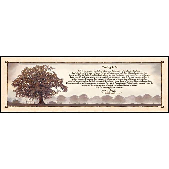 Penny Lane Publishing Living Life By Bonnie Mohr Art Print - 6 X 18