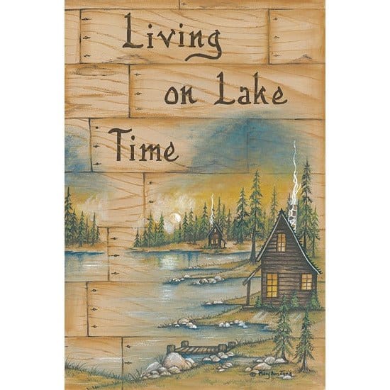 Living On Lake Time By Mary Ann June Art Print - 12 X 18-Penny Lane Publishing-The Village Merchant