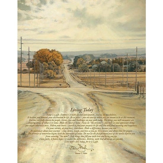 Penny Lane Publishing Living Today By Bonnie Mohr Art Print - 22 X 28