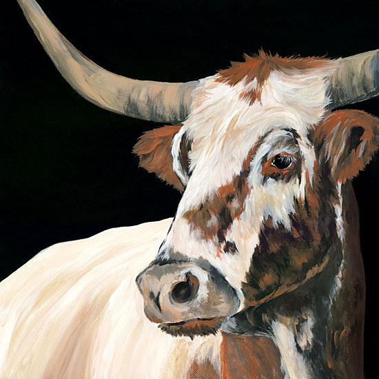 Longhorn Love By Michele Norman Art Print 12 X 12 Penny Lane