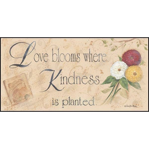 Love Blooms By Pam Britton Art Print - 8 X 16-Penny Lane Publishing-The Village Merchant