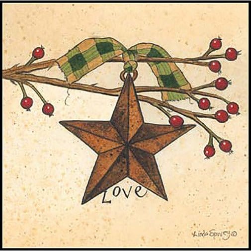 Love By Linda Spivey Art Print - 5 X 5-Penny Lane Publishing-The Village Merchant