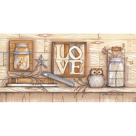 Love By Mary Ann June Art Print - 9 X 18-Penny Lane Publishing-The Village Merchant