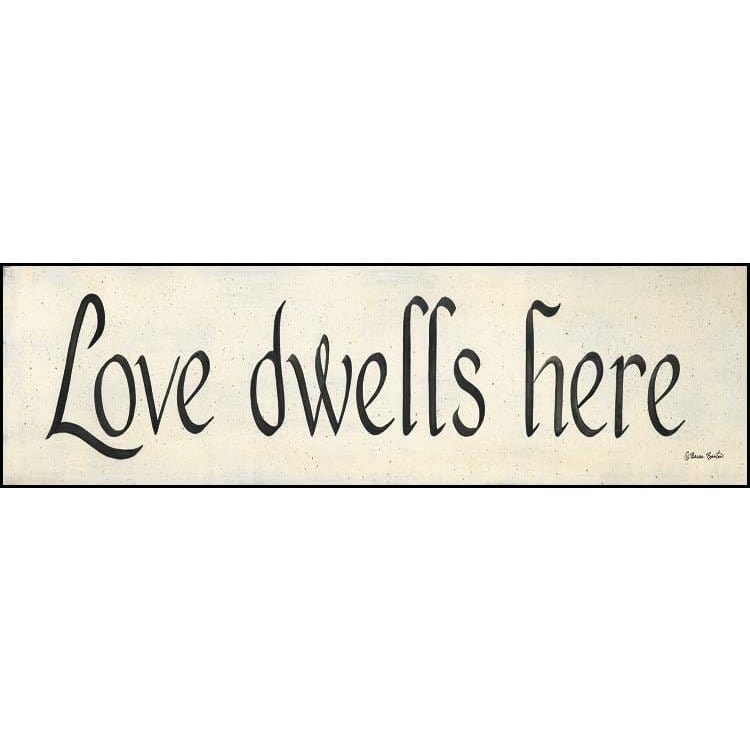 Love Dwells Here By Becca Barton Art Print - 4 X 18-Penny Lane Publishing-The Village Merchant