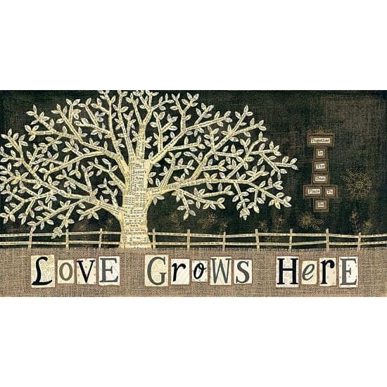 Love Grows Here By Annie La Point Art Print - 16 X 30-Penny Lane Publishing-The Village Merchant