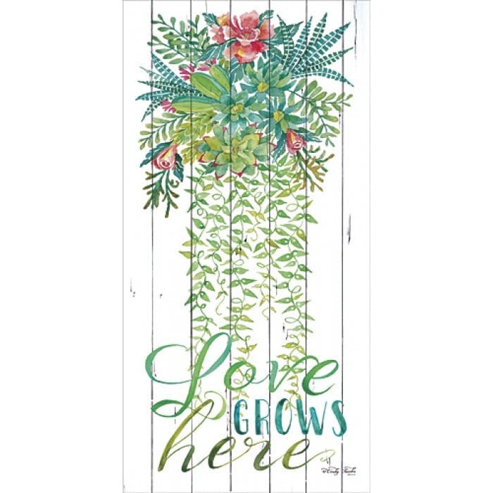 Love Grows Here By Cindy Jacobs Art Print - 9 X 18-Penny Lane Publishing-The Village Merchant