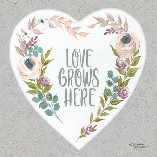 Love Grows Here By Michele Norman Art Print - 12 X 12-Penny Lane Publishing-The Village Merchant