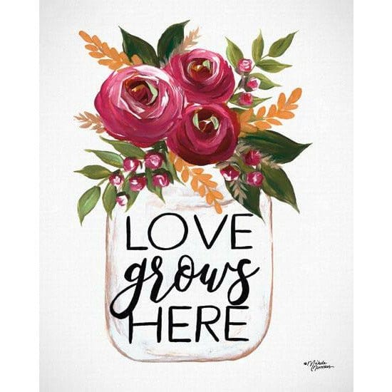 Love Grows Here By Michele Norman Art Print - 12 X 16-Penny Lane Publishing-The Village Merchant