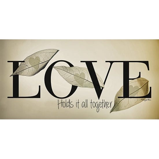 Love Holds It All Together By Robin-Lee Vieira Art Print - 9 X 18-Penny Lane Publishing-The Village Merchant