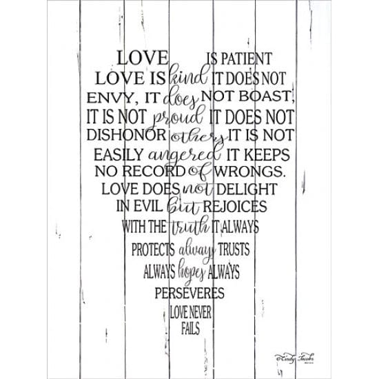 Love Is Patient By Cindy Jacobs Art Print - 12 X 16-Penny Lane Publishing-The Village Merchant