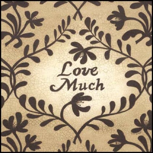 Love Much By Linda Spivey Art Print - 8 X 8-Penny Lane Publishing-The Village Merchant