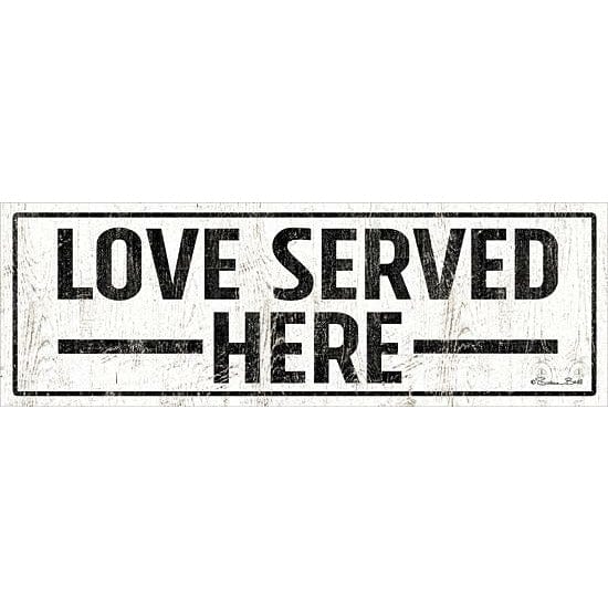 Love Served Here By Susan Ball Art Print - 6 X 18-Penny Lane Publishing-The Village Merchant