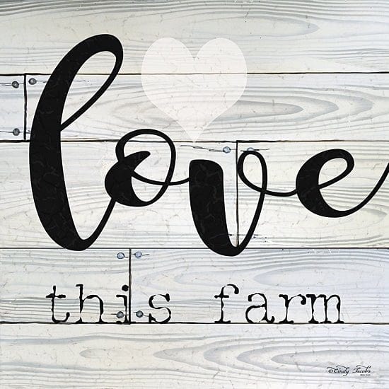 Love This Farm By Cindy Jacobs Art Print - 12 X 12-Penny Lane Publishing-The Village Merchant