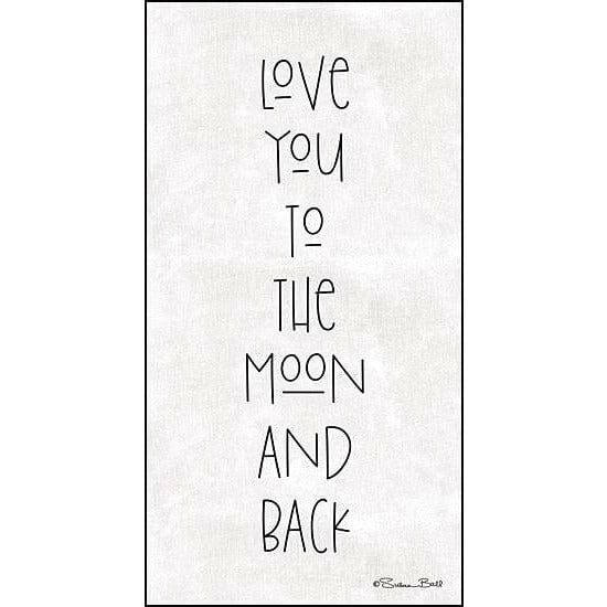 Love You To The Moon And Back By Susan Ball Art Print - 9 X 18-Penny Lane Publishing-The Village Merchant