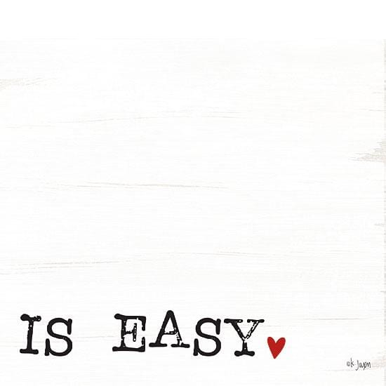 Penny Lane Publishing Loving You Is Easy II By Jaxn Blvd Art Print - 12 X 12