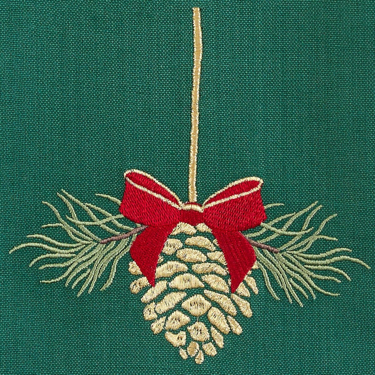 MacMerry Plaid Embroidered Patricia Heaton Home Decorative Towel