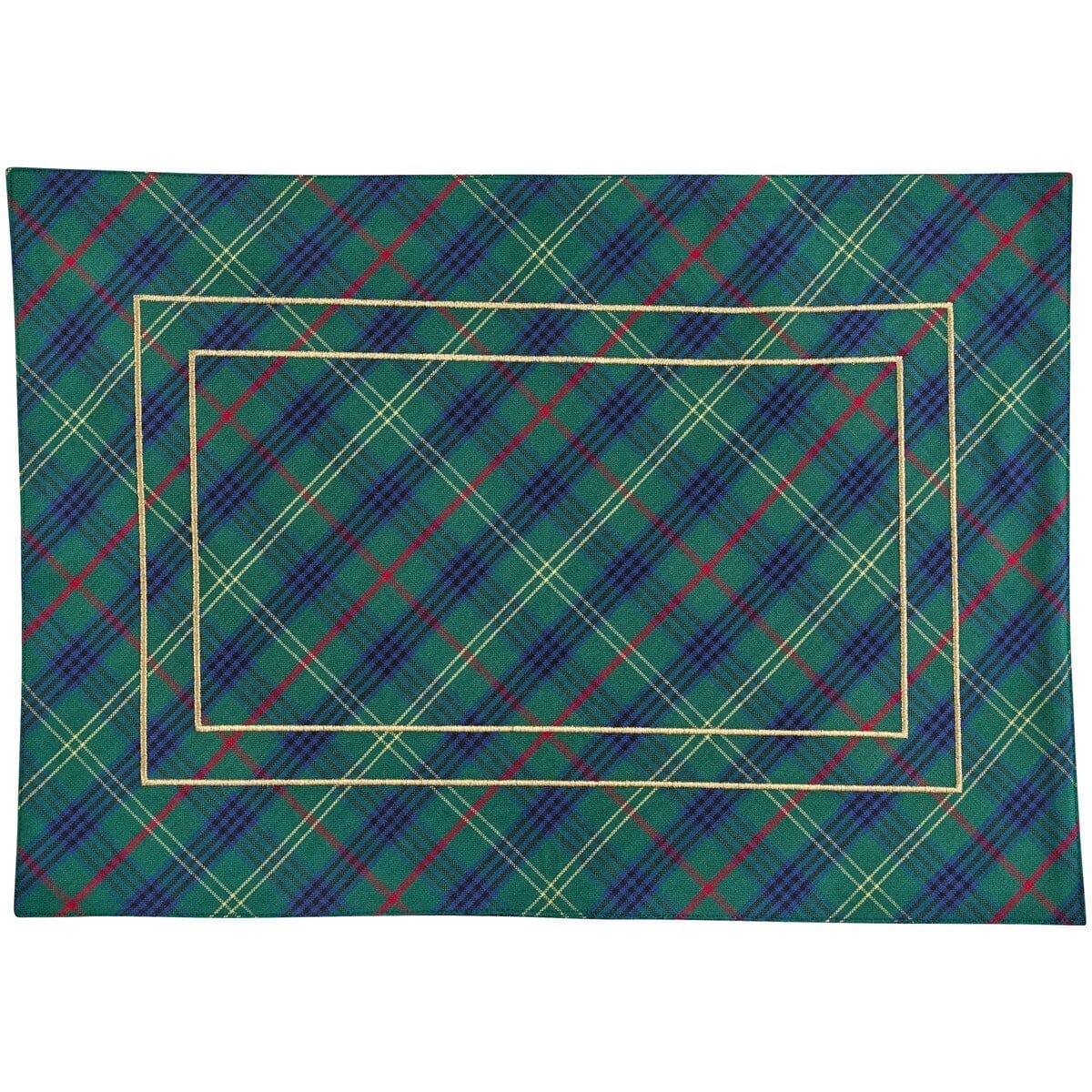 MacMerry Plaid Patricia Heaton Home Placemat Set of 2