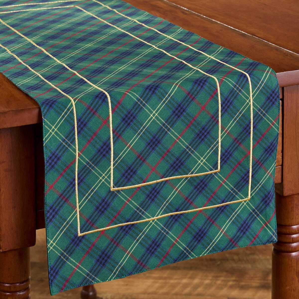 MacMerry Plaid Patricia Heaton Home Table Runner 36" Long