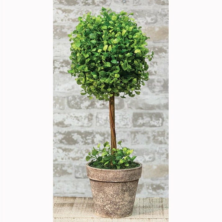 Maiden Hair Fern Potted Ball Topiary 18" High-Craft Wholesalers-The Village Merchant