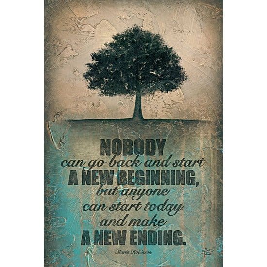 Make A New Ending By Britt Hallowell Art Print - 12 X 18-Penny Lane Publishing-The Village Merchant