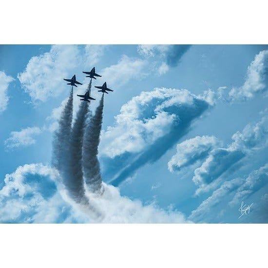 Penny Lane Publishing Making Clouds By Justin Spivey Art Print - 12 X 18