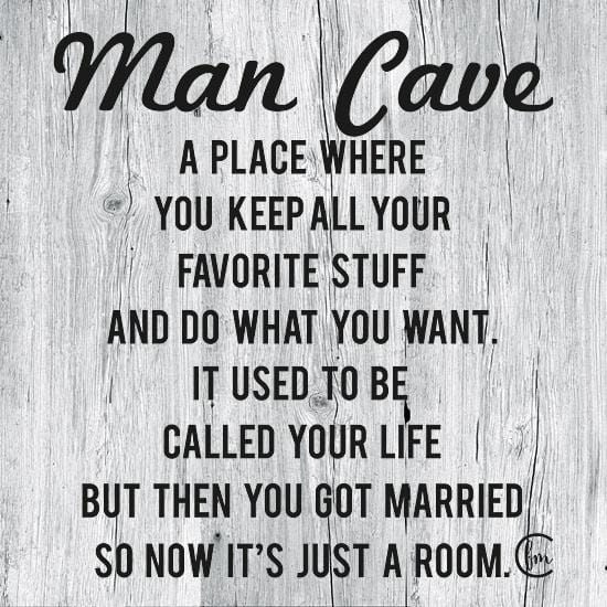 Man Cave By Fearfully Made Creations Art Print - 12 X 12-Penny Lane Publishing-The Village Merchant