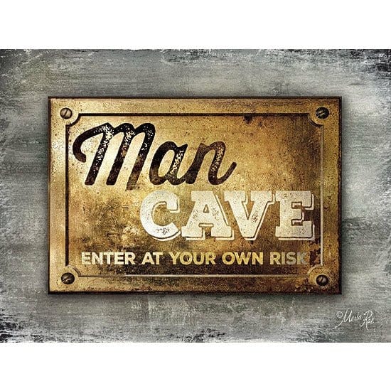 Man Cave By Marla Rae Art Print - 12 X 16-Penny Lane Publishing-The Village Merchant