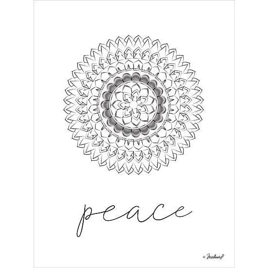 Penny Lane Publishing Mandala Peace By Martina Pavlova Art Print - 12 X 16