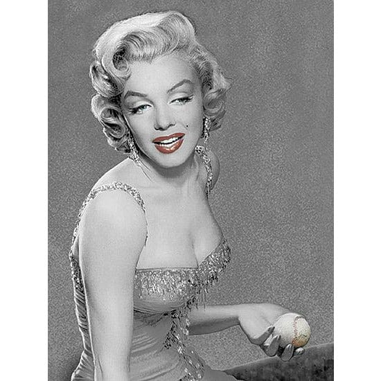 Marilyn Baseball I By JG Studios Art Print - 12 X 16-Penny Lane Publishing-The Village Merchant