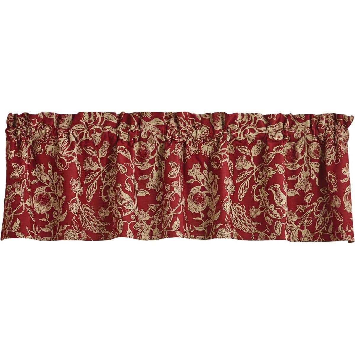Mason Reserve Printed Valance Lined-Park Designs-The Village Merchant