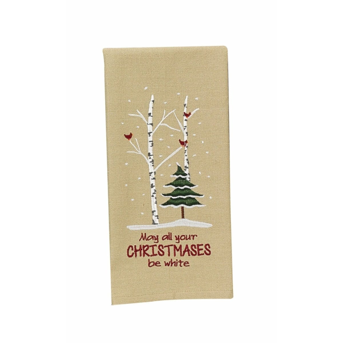 May All Your Christmases Be White Decorative Towel-Park Designs-The Village Merchant