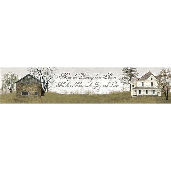 Penny Lane Publishing May The Blessings By Billy Jacobs Art Print - 4 X 18
