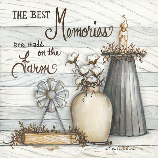 Penny Lane Publishing Memories In The Farm By Mary Ann June Art Print - 12 X 12