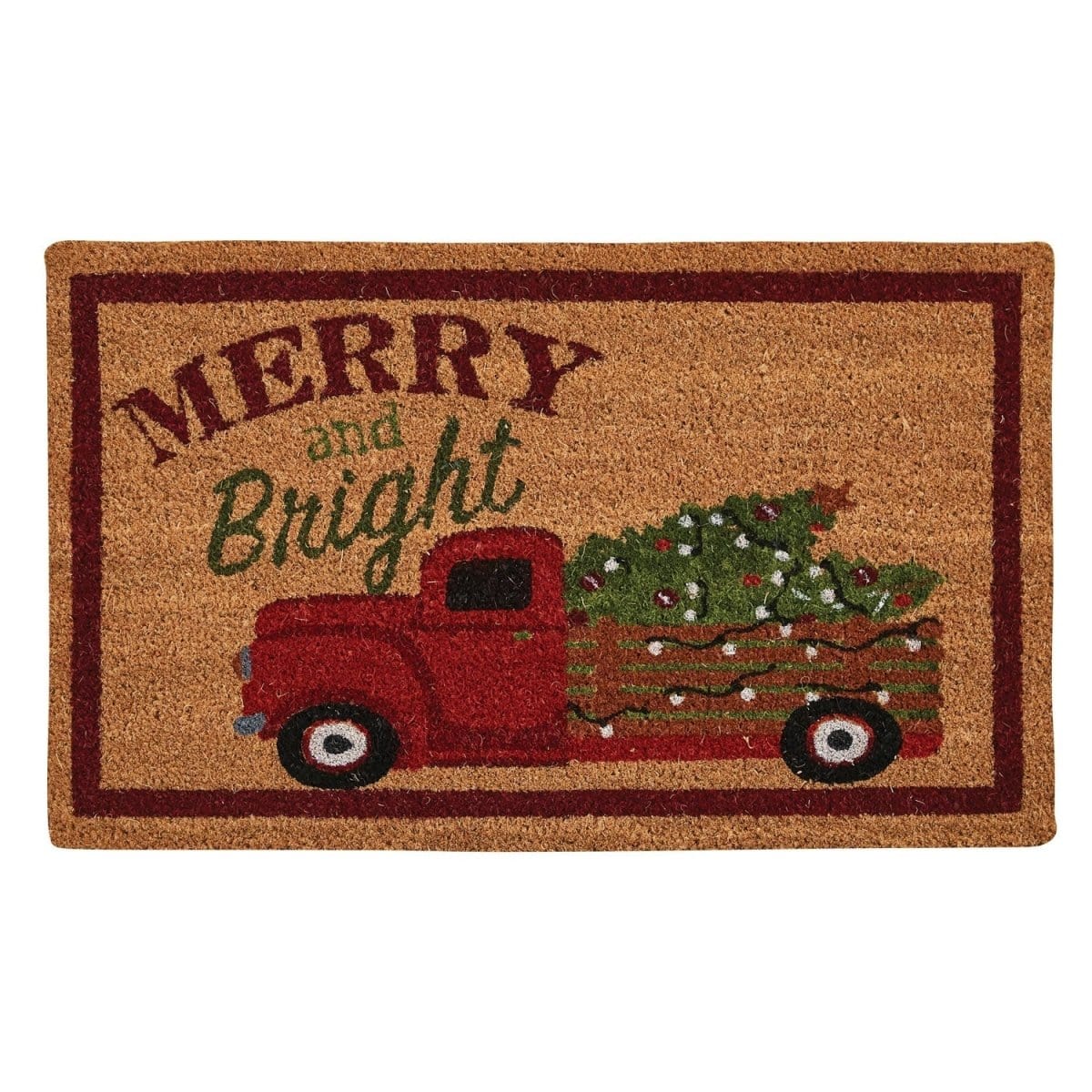 Merry and Bright Doormat-Park Designs-The Village Merchant