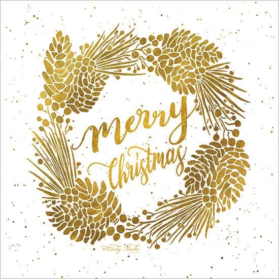 Penny Lane Publishing Merry Christmas By Cindy Jacobs Art Print - 12 X 12