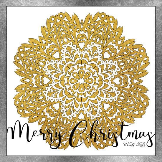 Penny Lane Publishing Merry Christmas By Cindy Jacobs Art Print - 12 X 12