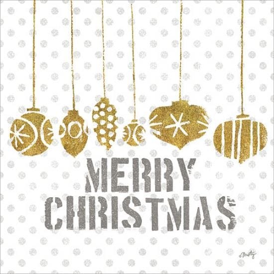 Merry Christmas By Misty Michelle Art Print - 12 X 12-Penny Lane Publishing-The Village Merchant