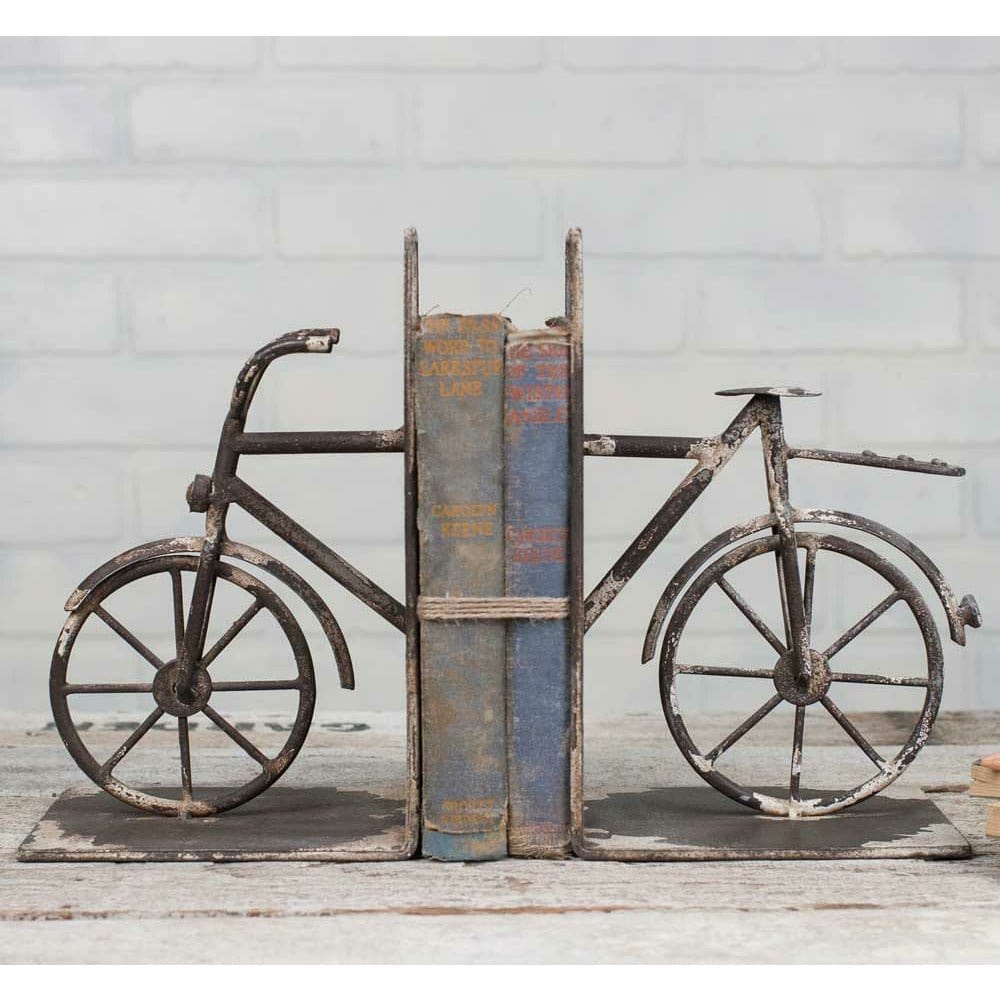 Metal Bicycle Bookends-CTW Home-The Village Merchant