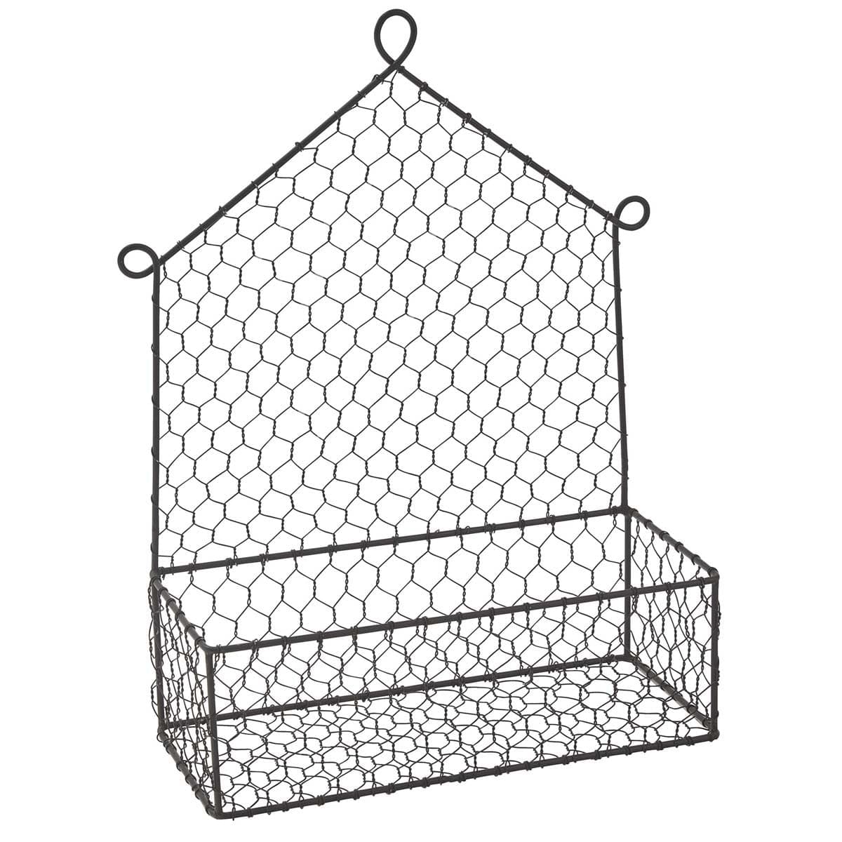 Metal CHICKEN WIRE Wall Pocket / Bin-Park Designs-The Village Merchant
