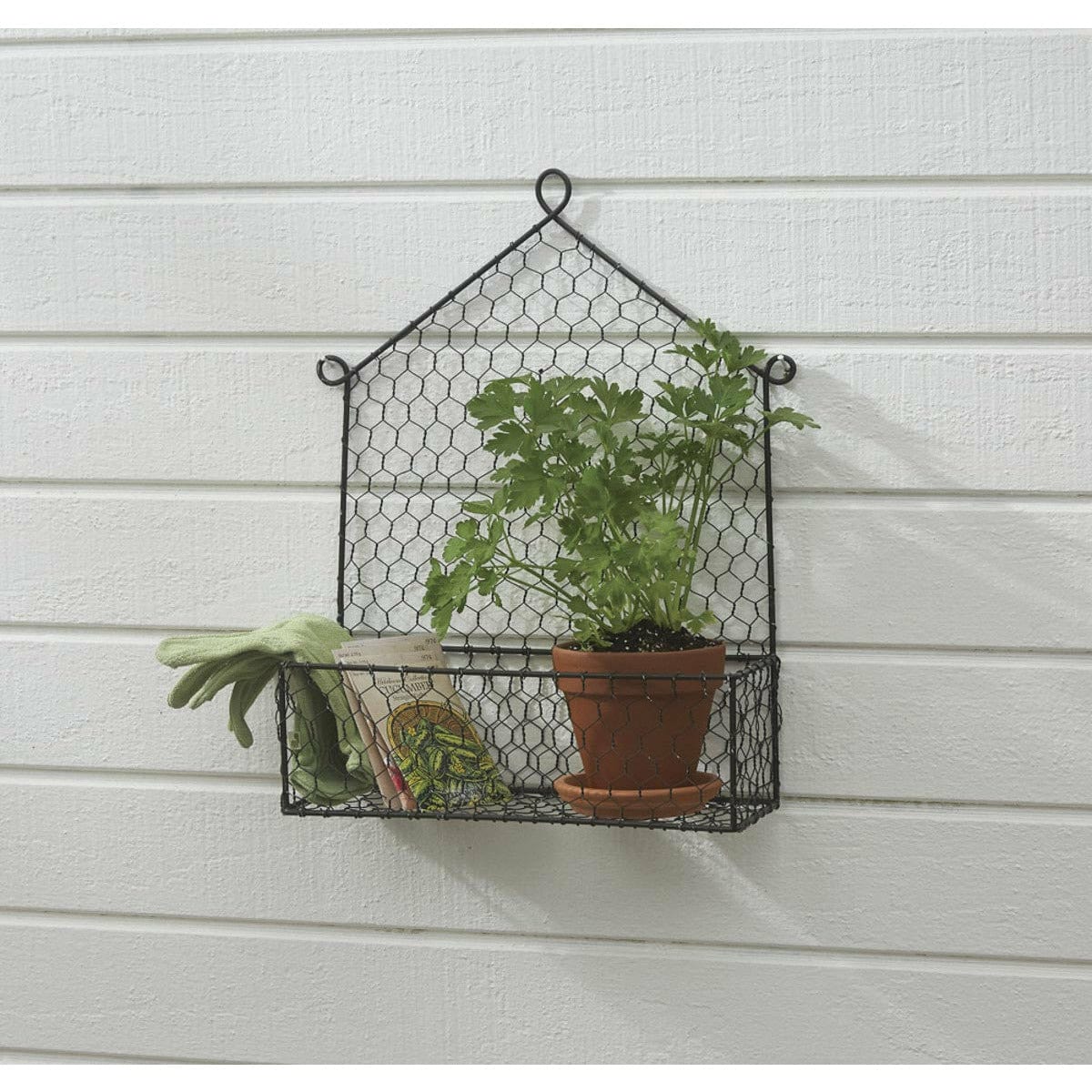 Metal CHICKEN WIRE Wall Pocket / Bin-Park Designs-The Village Merchant