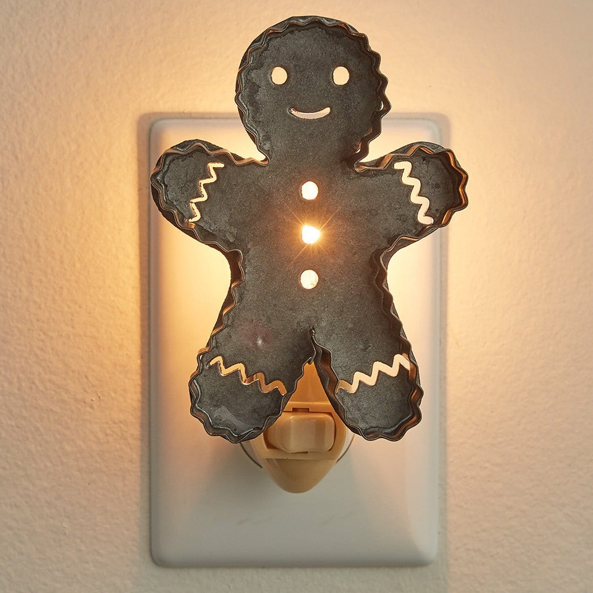 Metal Gingerbread Night Light-Park Designs-The Village Merchant