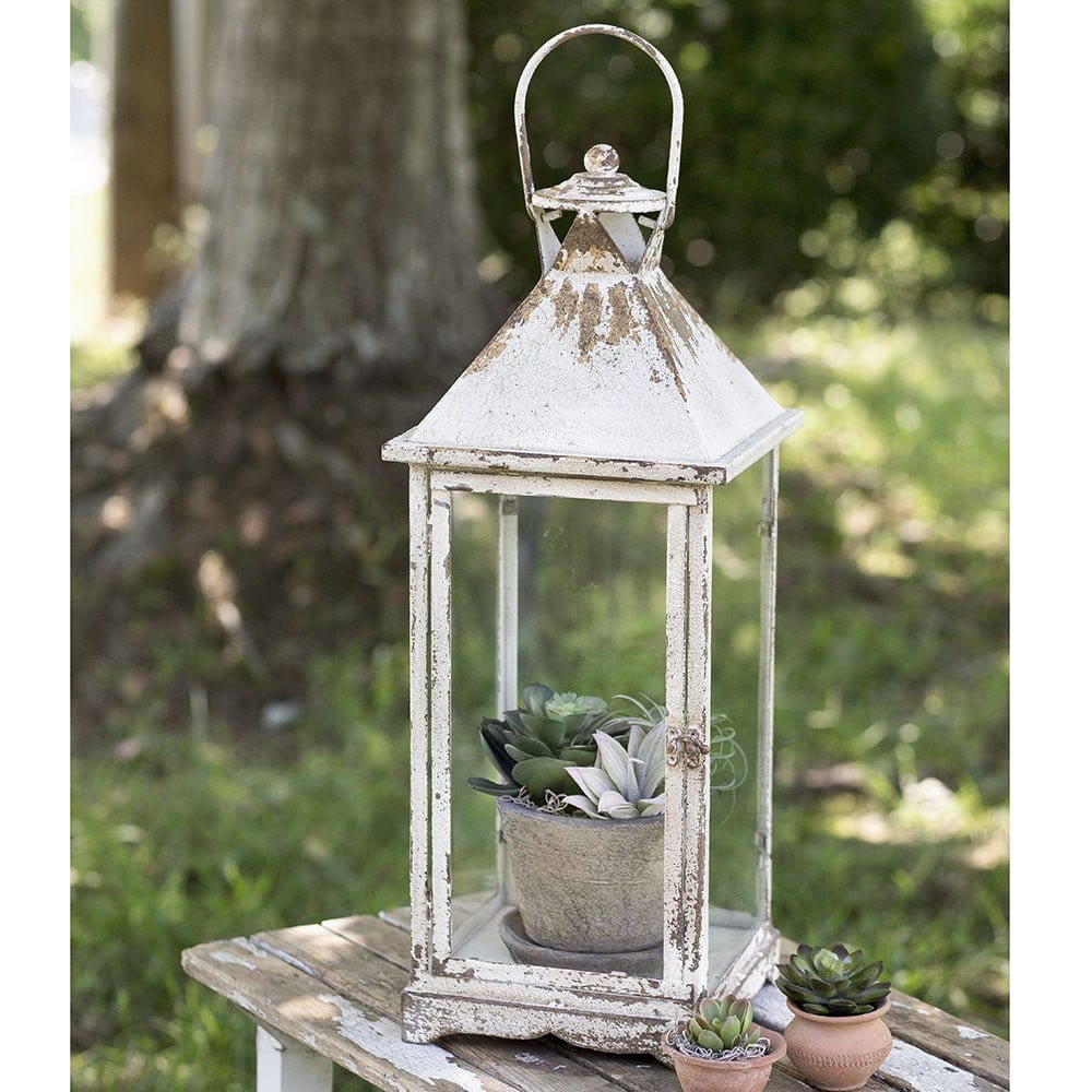 Metal & Glass Emerson Lantern For Pillar Candles-CTW Home-The Village Merchant