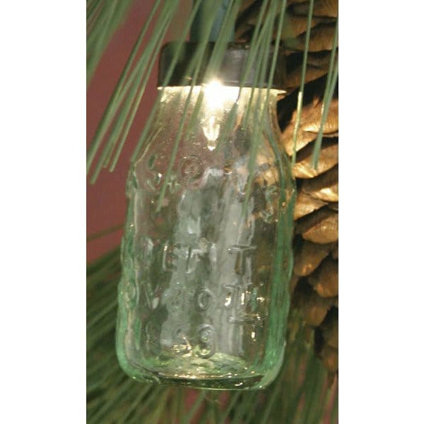 Metal &amp; Glass Mini Mason Jar ornament-CTW Home-The Village Merchant