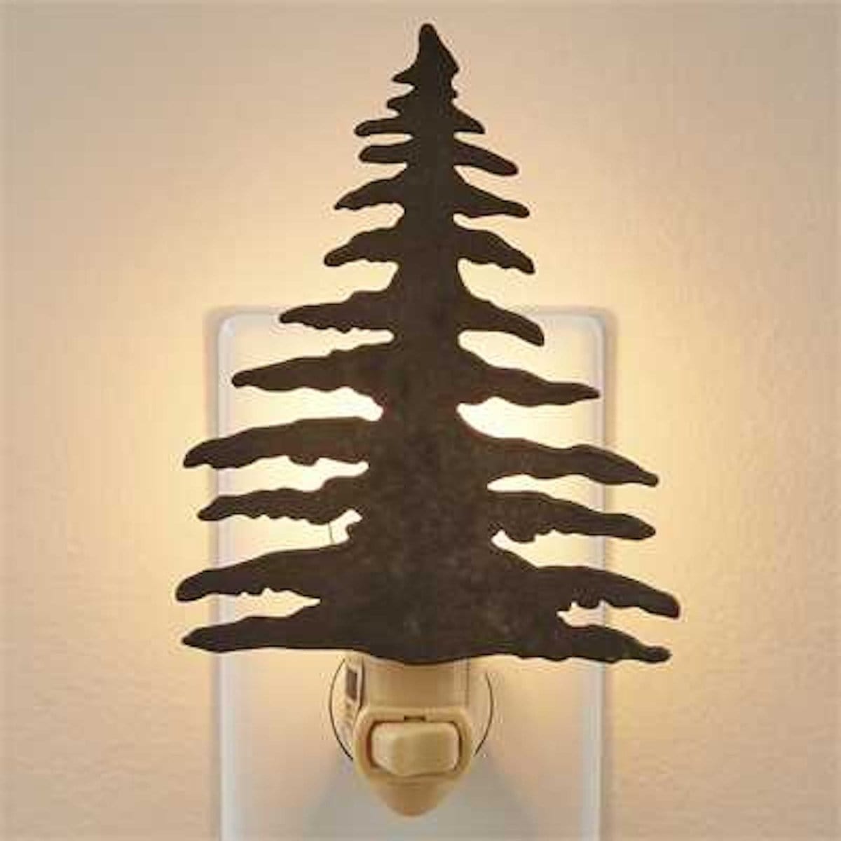 Metal Northwoods tree Night Light-Park Designs-The Village Merchant