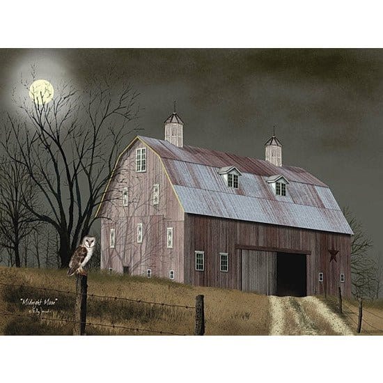 Penny Lane Publishing Midnight Moon By Billy Jacobs Art Print - 12 X 16
