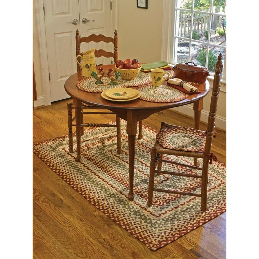 Mill Village Braided Placemat Round-Park Designs-The Village Merchant