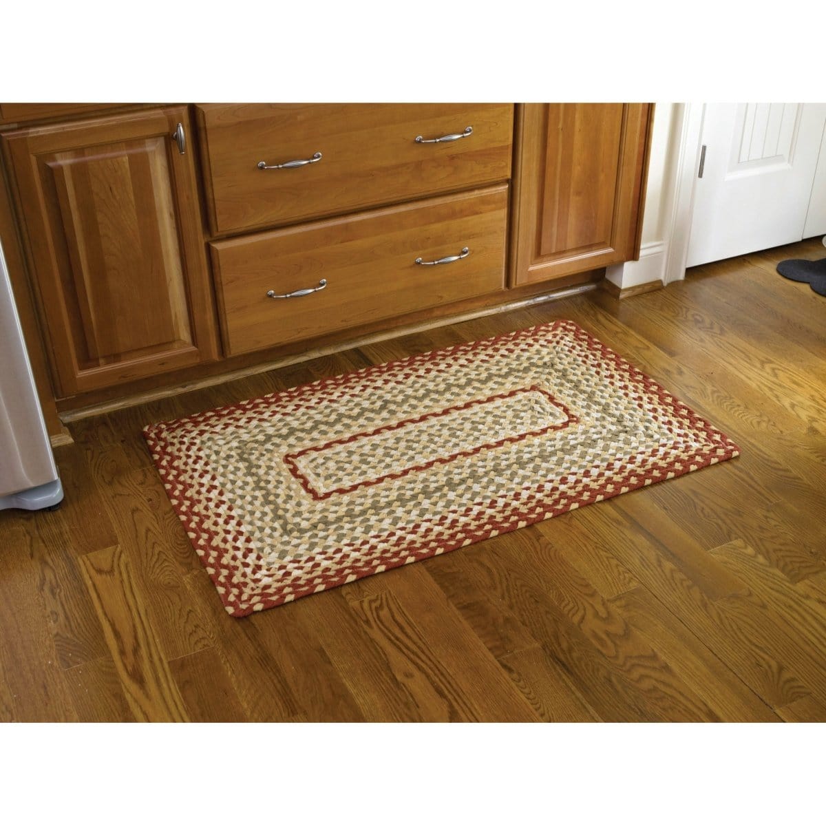 Mill Village Braided Rug 27" x 45" Rectangle-Park Designs-The Village Merchant