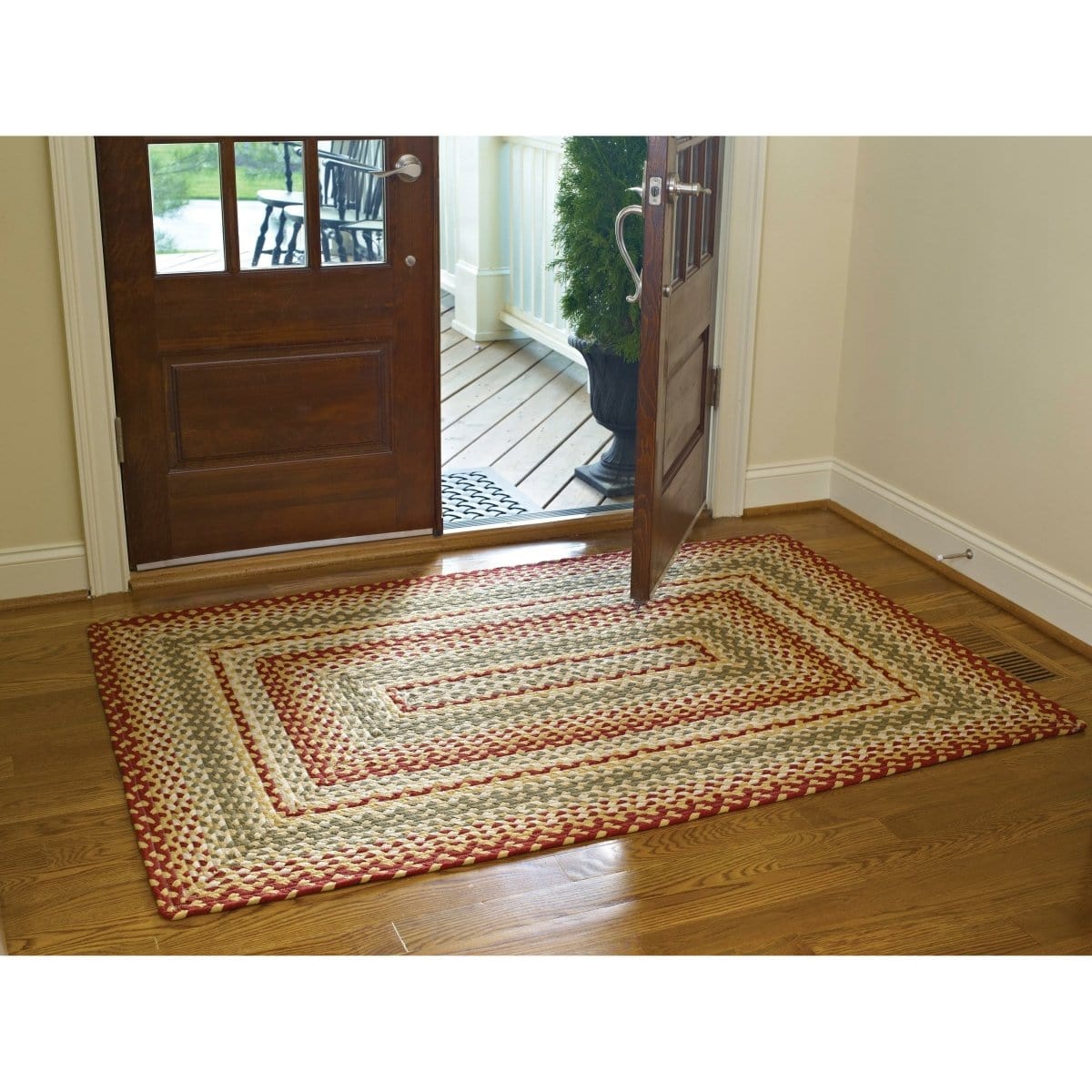 Mill Village Braided Rug 48" x 72" Rectangle-Park Designs-The Village Merchant